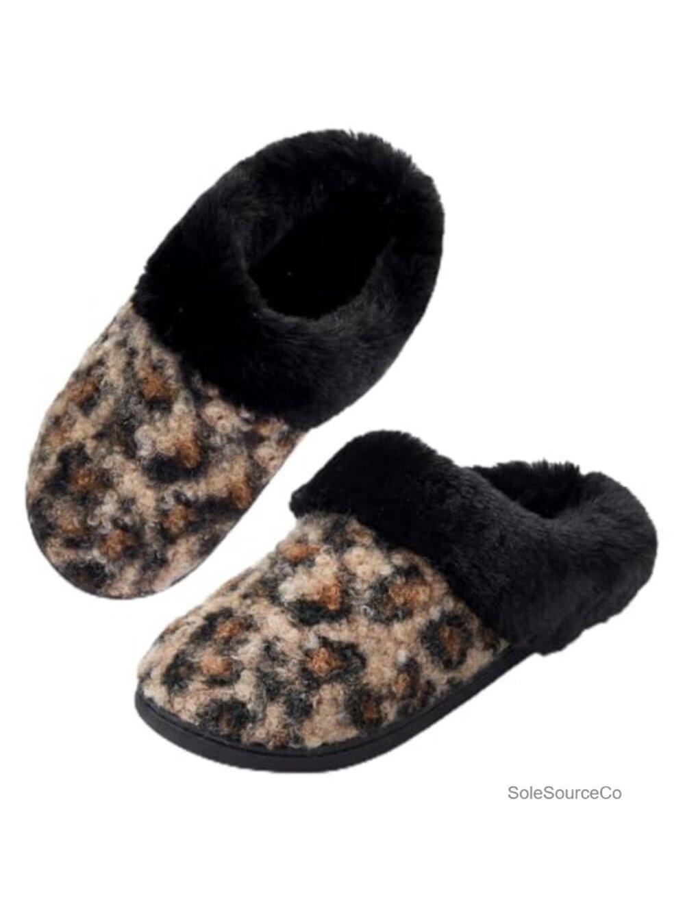 Cozy Fuzzy Polar Fleece Slippers, Memory Foam, Anti-Skid